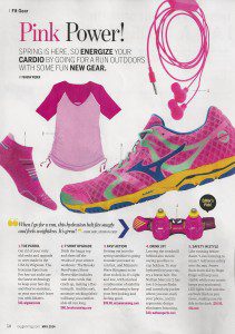 Pink running gear Oxygen mag 001